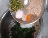A picture of step 2 of Methi Bajri Mini Pudla.