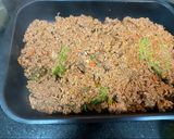 Foto del paso 4 de la receta: Panqueques keto-Grez de espinaca con ricota en salsa boloñesa