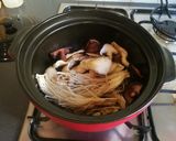 A picture of step 3 of Mixed Mushroom & Tofu Soup (Vegan/Vegetarian/Low Carb).