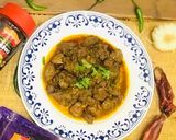 A picture of step 4 of Beef kaleji.