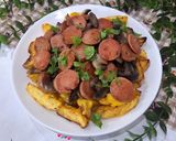 عکس مرحله 15 از دستور سیب زمینی با دیپ چدار 😋