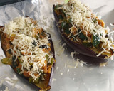 Foto del paso 6 de la receta: Berenjenas rellenas de verduras y atún