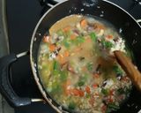 A picture of step 3 of Kashmiri pulao.