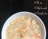 Hình bước làm 3 của món Soup Cá Hồi - bữa sáng cho bé