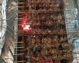 A picture of step 3 of Bbq lamb boti.