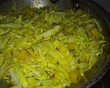 A picture of step 3 of Cabbage-Potatoes Sabji.
