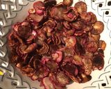 A picture of step 4 of California Farm Honey Radish Chip Snacks.