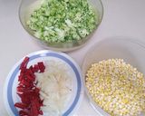 Foto del paso 1 de la receta: Tarta tricolor