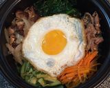 Hình bước làm 7 của món Cơm trộn bibimbap
