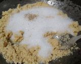 A picture of step 2 of Mohan Bhog.