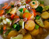 Foto langkah ke 7 dari resep Sapo Tofu Sayuran.
