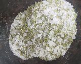 A picture of step 1 of Pan mukhwas.