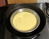 A picture of step 4 of Gluten free dhokla pizza.