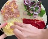 A picture of step 1 of Tortilla wrap hack 🍕.