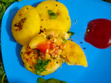 स्टफ चीज़ इडली (stuff cheese idli recipe in hindi)