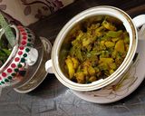 शिमला आलू की भुजिया (shimla aloo ki bhuijiya recipe in Hindi) रेसिपी चरण 9 फोटो