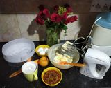 A picture of step 2 of Non Alcoholic Plum Cake.