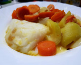 Foto del paso 5 de la receta: Rosada a la naranja con verduras