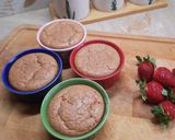 Foto langkah ke 7 dari resep 326. Bolu Strawberry Almond.