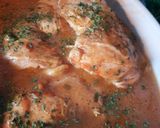 Une image de l'étape 5 de Poulet au coca sauce forestière 😋.