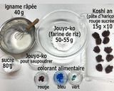 Une image de l'étape 1 de Bonhommes de neige.- Jouyo Manju (Wagashi).