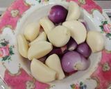 Foto langkah ke 1 dari resep Kacang Panjang, Kikil, Udang masak Tauco Santan.