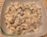 Tejszínes gombás tészta recept fázis 10 fotója