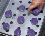 Foto langkah ke 8 dari resep Apem Mangkok Ubi Ungu.