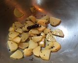 A picture of step 2 of Jhinge Posto / Ridge Gourd in Poppy Mustard Sauce.