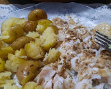 Foto del paso 6 de la receta: Filet de merluza con curry y papines