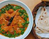A picture of step 6 of Dum Aloo.