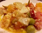 Foto del paso 7 de la receta: Remojón Andaluz o Ensalada de naranja, patata y bacalao