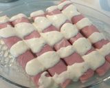 Foto del paso 5 de la receta Rollitos de espárragos con jamón y salsa de queso