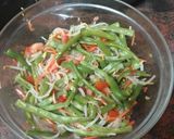Foto del paso 3 de la receta: Ensalada de judías verdes con tomate, mozzarella, jamón cocido y huevo duro