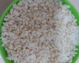 Foto del paso 3 de la receta: Timbal de arroz blanco con champiñones y jamón