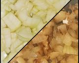 Une image de l'étape 3 de Courgettes, lardons, oignons.
