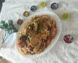 A picture of step 4 of Mutton yakhni polaw/Eid special.