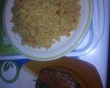 A picture of step 7 of Peppered dried fish with jollof rice.