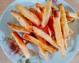 Hình bước làm 5 của món Khoai lang ngào đường- ăn vặt ngọt ngào ❤