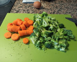 Foto del paso 1 de la receta: Hamburguesas de brócoli y zanahorias