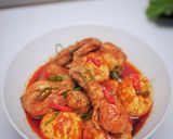 Foto langkah ke 4 dari resep Ayam Telur Semur Pedas.