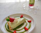 Foto langkah ke 6 dari resep Unbaked Matcha Pie.