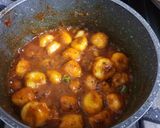 A picture of step 3 of Achaari Kela.