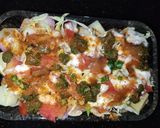 A picture of step 4 of Aloo Papri Chaat 😋.
