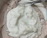 Cauliflower chocolate cake with chocolate leaves recipe step 4 photo