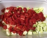Une image de l'étape 5 de Courgette et tomates au parmesan et épices italiennes.