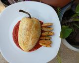 Foto del paso 1 de la receta: Chile poblano hojaldrado