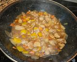 Foto del paso 3 de la receta: Tallarines con pollo 🐔