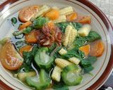 Foto langkah ke 3 dari resep Bening Bayam, Putren, Oyong.
