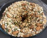 A picture of step 4 of Nutty Cranberry Granola.